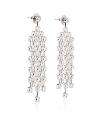 Nina Runsdorf | Metallic Platinum Diamond Earrings | Lyst