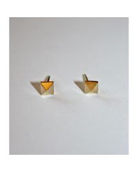 Tai | Metallic Pyramid Stud | Lyst