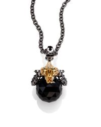 Stephen Webster | Aries Astro Ball Crystal Blackened Sterling Silver Pendant Necklace | Lyst