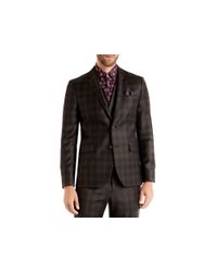 Ted Baker | Brown Yonkers Checked Slim Fit Sport Coat for Men | Lyst