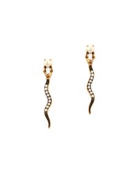 Lulu Frost | Metallic Serpentine Earring | Lyst