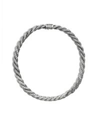 John Hardy | Metallic Classic Chain Medium Flat Twisted Chain Necklace | Lyst