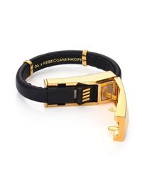 Rebecca Minkoff | Black Iphone Lightning Cable Bracelet | Lyst