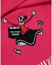 Boutique Moschino | Purple Scarf | Lyst