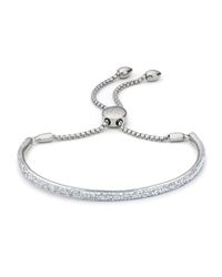 Monica Vinader | Metallic Fiji Diamond Bar Bracelet | Lyst