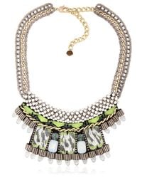 Nocturne | Green Fay White Necklace | Lyst