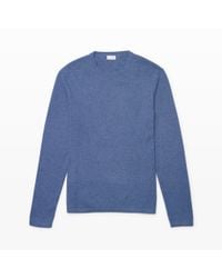 Club Monaco | Blue Lightweight Cashmere Pullover for Men | Lyst