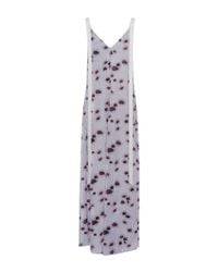 Ellery | Gray Light Grey Floral Velvet Transformer Dress | Lyst