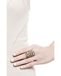 Sylva & Cie | Metallic One Of A Kind Ten Table Ring | Lyst