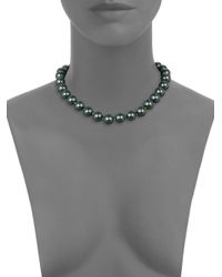 Proenza Schouler | Black Faux Pearl Necklace | Lyst