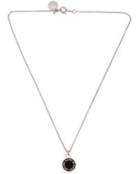 Marc By Marc Jacobs | Black Disc-O Enameled Logo Necklace | Lyst