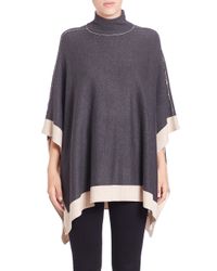 Splendid | Gray Saddle Turtleneck Sweater | Lyst