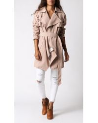 Azalea | Pink Parfait Trench | Lyst