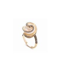 Lulu Frost | Metallic Oleander Ring | Lyst