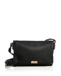 Burberry | Black Lockford Medium Crossbody Bag | Lyst