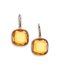 Michael Kors | Metallic Brilliance Botanicals Cushion Drop Earrings | Lyst
