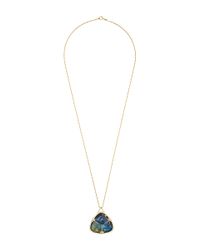 Venyx | Blue Gold Diamond And Labradorite Theiya Obscura Pendant And Chain | Lyst