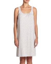 Hanro | Gray Liz Jersey Tank Gown | Lyst