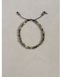 John Varvatos | Black Pyrite Special Cut Bracelet for Men | Lyst