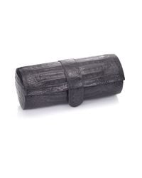Santiago Gonzalez | Gray Crocodile Watch Roll Case for Men | Lyst