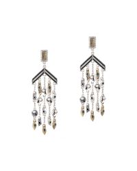 Lulu Frost - Metallic Citadel Chandelier Earring - Lyst