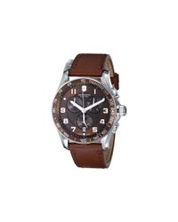 Victorinox | Brown Chrono Classic Watch | Lyst