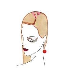 Marion Vidal - Metallic Red Bauble Earrings - Lyst