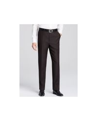 Canali | Purple Tick Weave Siena Trousers for Men | Lyst