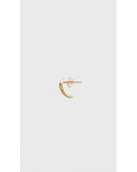Wwake | Metallic Single Tooth Earring | Lyst