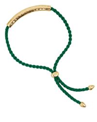 Monica Vinader | Green Esencia Friendship Bracelet | Lyst