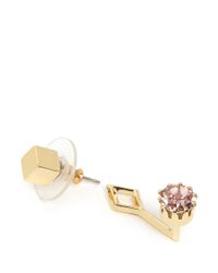 Joomi Lim | Metallic 'shape Shifter' Crystal Stud 16k Gold Plated Earrings | Lyst