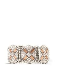Philippe Audibert | Metallic Juline Ethnic Cross Bracelet | Lyst