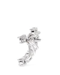 CZ by Kenneth Jay Lane | Metallic Brilliant Cut Cubic Zirconia Fan Prong Earrings | Lyst