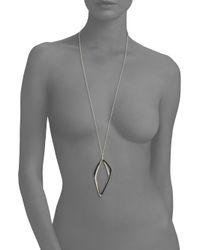 Alexis Bittar | Metallic Miss Havisham Liquid Pavé Crystal Prism Pendant Necklace | Lyst