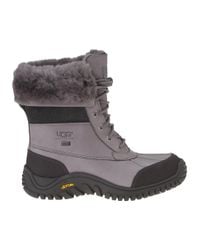 UGG | Gray Adirondack Ii Snow Boot Grey Leather | Lyst