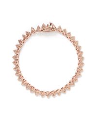 Eddie Borgo | Metallic Crystal Pavé Mini Cone Tennis Bracelet | Lyst