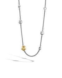 John Hardy | Metallic Dot Station Sautoir Necklace | Lyst