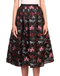 Erdem | Black Ormani Skirt | Lyst