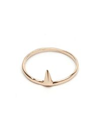 Odette New York | Pink 14k Petite Spear Ring | Lyst