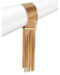 Chloé | Metallic Delfine Fringe Chain Cuff Bracelet | Lyst