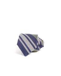 Eidos | Blue Striped Classic Tie for Men | Lyst