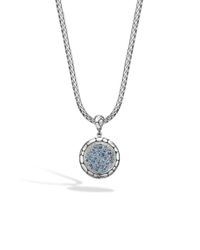 John Hardy | Blue Kali Medium Round Pendant | Lyst