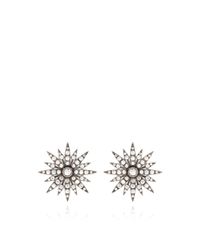 Sylva & Cie | Metallic Starburst Earrings | Lyst
