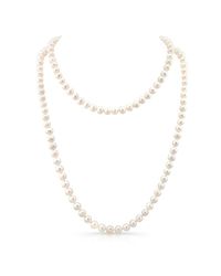 Anne Sisteron - Long White Pearl Necklace - Lyst