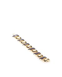 Seaman Schepps | Metallic 18K Gold And Sapphire Rope Bracelet | Lyst