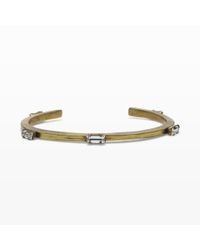 Club Monaco | Metallic Bing Bang Five Baguettes Cuff | Lyst