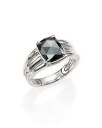 John Hardy | Metallic Bamboo Sterling Silver Three-row Ring | Lyst