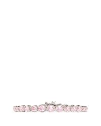 CZ by Kenneth Jay Lane | Pink Crystal Zirconia Tennis Bracelet | Lyst