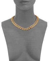Adriana Orsini | Metallic Radiance Teardrop Necklace | Lyst