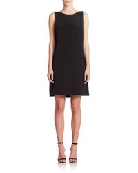 Ralph Lauren Collection | Black Label Haidee Draped Cape Dress | Lyst